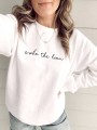 Wake the Lion Sweatshirt | Simple Cursive Font and Empowering Message