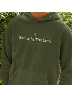 Hoodie Fort en Dieu | Saisissez la Puissance d'Éphésiens 6:10"