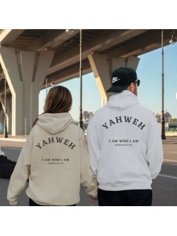 YAHWEH, I AM WHO I AM Hoodie | Embrace the Divine Revelation