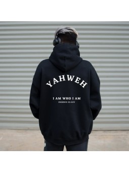 Hoodie YAHWEH, JE SUIS CE QUE JE SUIS | Saisis la Révélation Divine