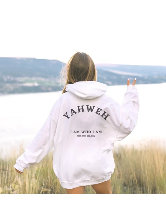 YAHWEH, I AM WHO I AM Hoodie | Embrace the Divine Revelation